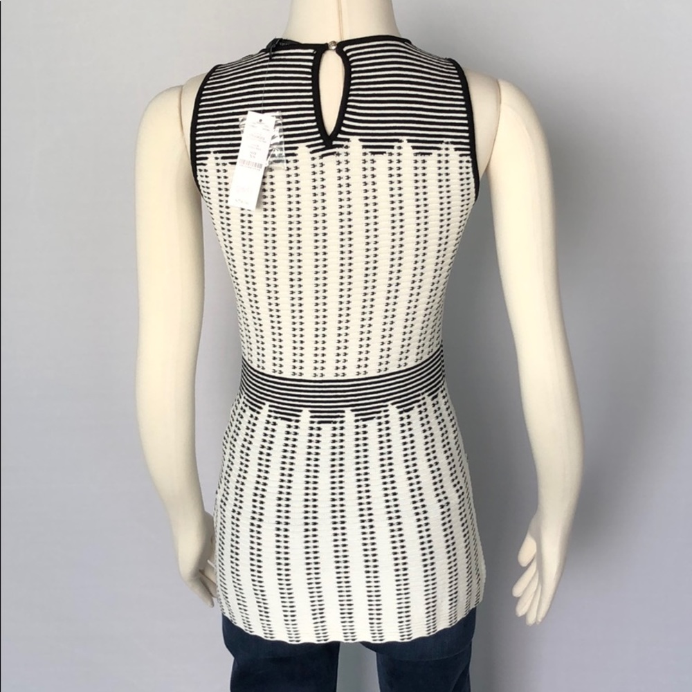 NWT WHBM Sleeveless Graphic Dot Sweater XS - Picture 8 of 15